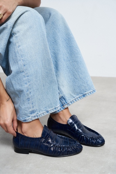 NİŞANTAŞI SHOES Loafers - Bleumarin - Tocuri joase (1-4 cm)