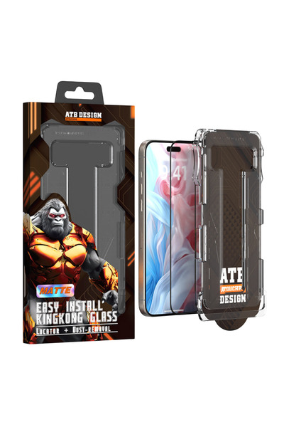 ATB Kit Folie HD Mata Anti-Amprente, KingKong - EasyApp pentru iPhone 18 Pro
