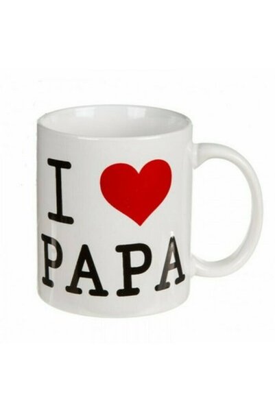 Bookidz Îmi place cana ceramică „Papa”, aprox. 10 x 8 cm