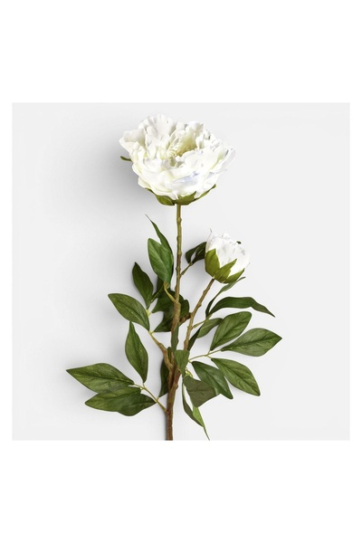 OEM Floare Artificială Bujor Alb 94 cm – Decor Realist pentru Casă și Evenimente