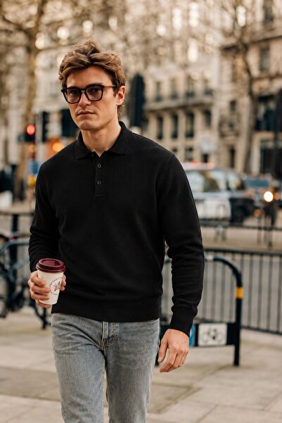 DAMGA JEANS Pulovere - Negru - Regular fit