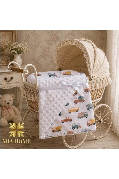 MİA HOME Βρεφική κουβέρτα με φυσαλίδες 100x75 Αυτοκίνητα