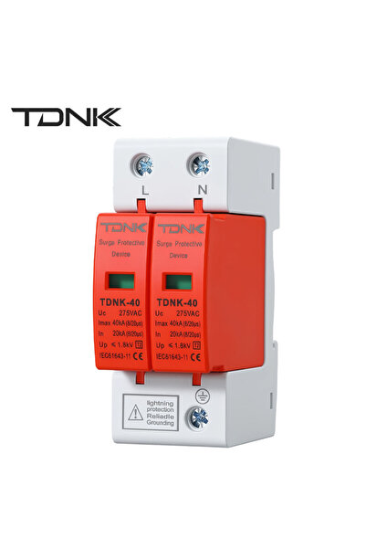 Choice 2P 385V 20-40KA TDNK AC SPD 2P 20KA 40KA 275V 385V House Surge Protect...