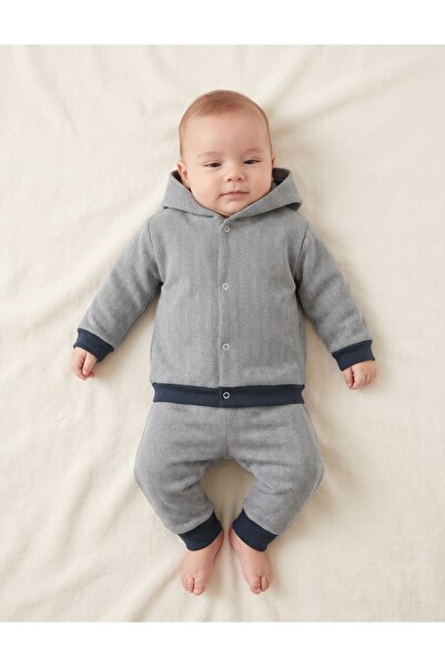 MiniKids Trening bebe Iluzion model cu gluga gri