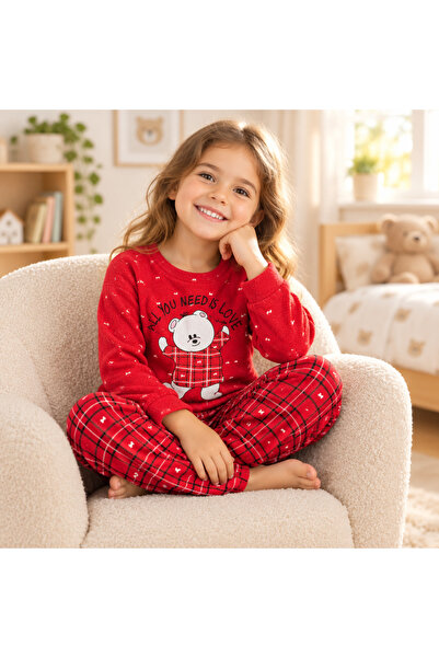 Tarık Uzun Kollu Kız Çocuk Pijama