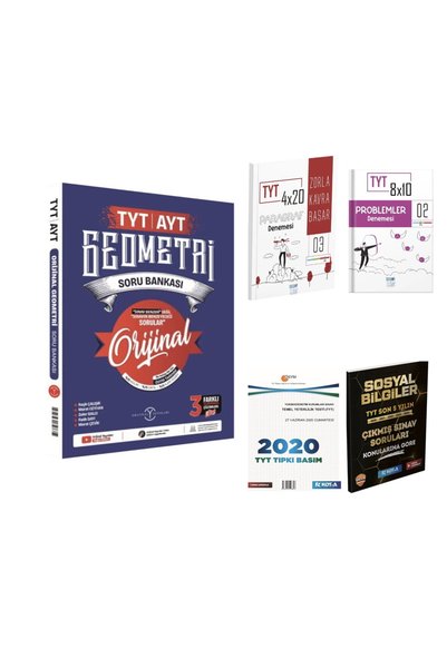 Orijinal Yayınları Geometri Soru Bankası + 4 Hediye