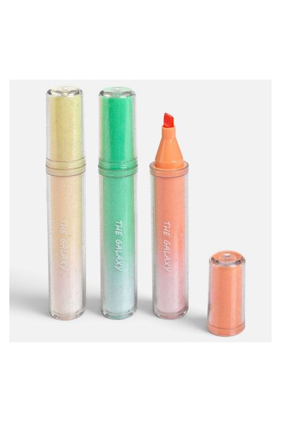 OEM Evidențiator cu Glitter Galben-Portocaliu-Verde – Efect Strălucitor pentr...