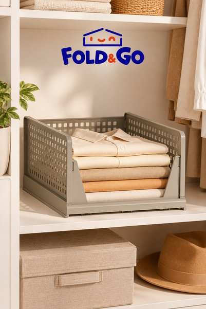 Comprox 1 x Mehrzweck-Schiebe-Regal für Kleidung und Wohnaccessoires im Schrank