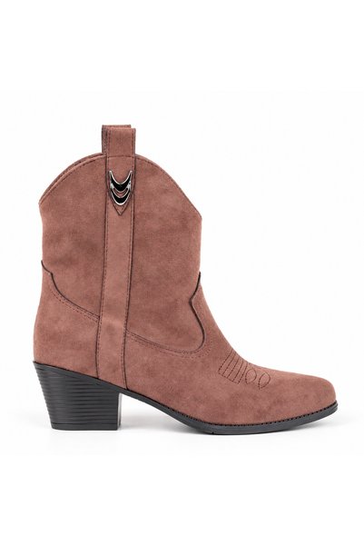 stato Ravella Western Look Pointed Toe Women's Short Boots