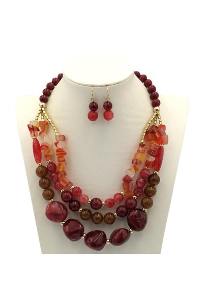 Choice D Fashion Women Necklace Chunky Colorful Collar Necklaces Costume Jewe...