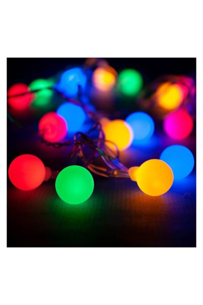 OEM Instalatie de Lumini cu 20 Becuri LED cu Baterii 1.7m - Multicolor