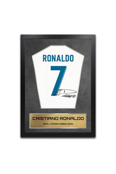 Boomah Accessories Cristiano Ronaldo Real Madrid with Printed Autograph Frame...