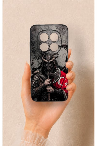 Vip Case Redmi Note 15 Pro 5g Compatible Turkish Warrior Patterned Silicone Case