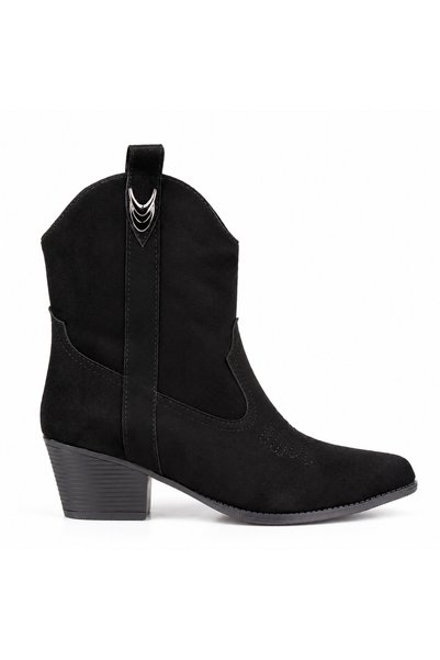 stato Ravella Western Look Pointed Toe Women's Short Boots