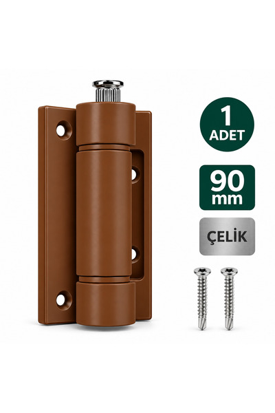 DESIPHON Pimapen Kapı Pencere Menteşesi 90 mm Kahverengi Ayarlanabilir Çelik ...