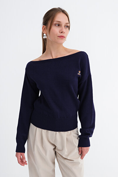 Addax Pulovere - Bleumarin - Regular fit