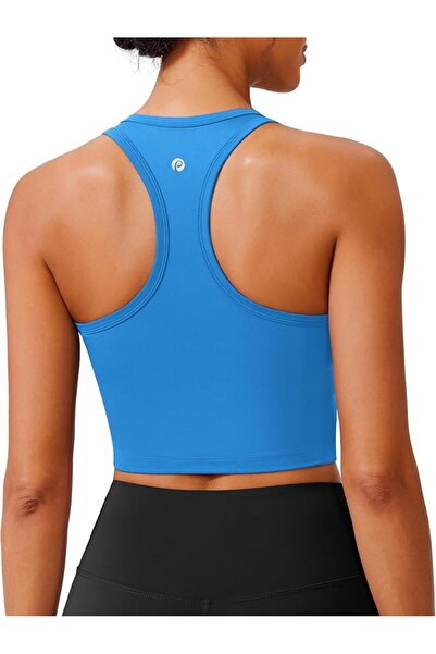 GENERAL PINSPARK Sports Bra Longline Racerback Tank Tops for Women Padded Wor...