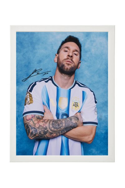 Boomah Accessories Lionel Messi Argentina FIFA World Cup 2026 Printed Autogra...