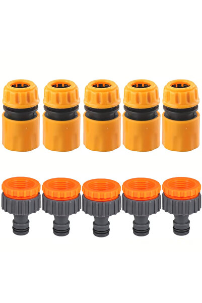 Choice 10-piece set 6/10-Piece Hose Quick Connector Kit | 3/4" & 1/2" | Threa...