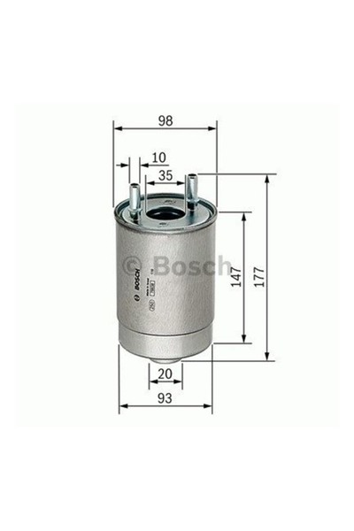 Bosch MAZOT FILTRESI FLUENCE MEGANE III S.TOURER SCENIC III 1.5 K9K SUZUKI GRAND VITARA 1.9 DDIS