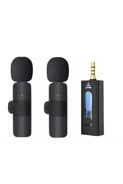 Angel Of Life ميكروفون مزدوج ZR355 K35 مع مقبس