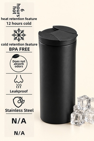 Decopat 400 ml Tea Coffee Stainless Steel Thermos Vacuum Mug That Keeps Hot f...