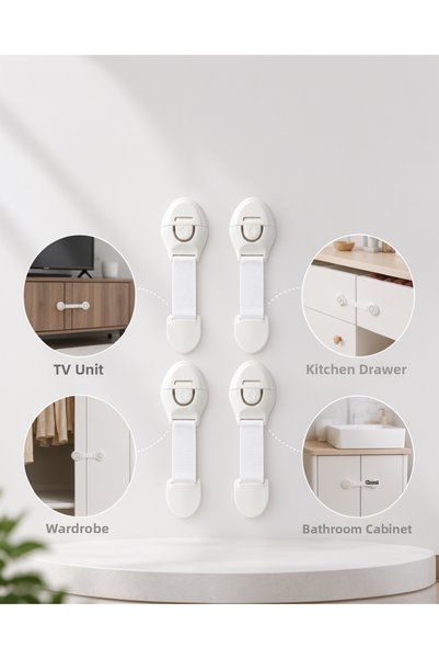 Generic Brand 4-Piece Child Safety Cabinet Lock