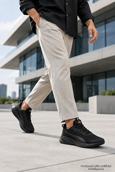 Puma Fy-7148 Black Men's Casual Sneaker Daily Comfortable Sports Shoes