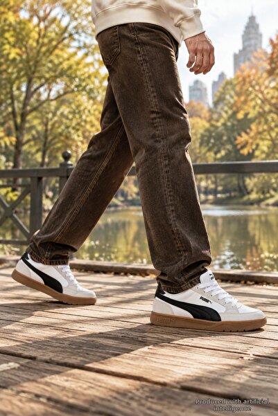 Puma Pr-8780 White Black Men's Casual Sneaker Daily Comfortable Sports Shoes