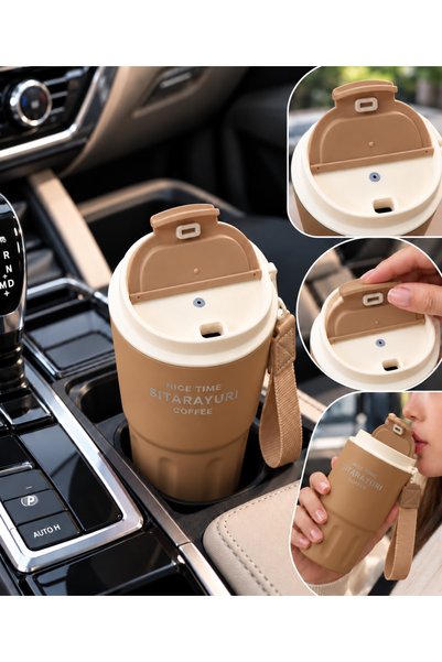 ARVALE 360 ml Stainless Steel Vacuum Thermos Cup – Hot and Cold Beverage Ther...
