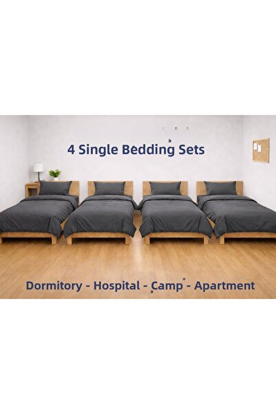 SADEN HOME SET DE LENJERIE DE PAT PENTRU O PERSONĂ, CU CĂPĂȚĂ CU ELASTIC -SET...
