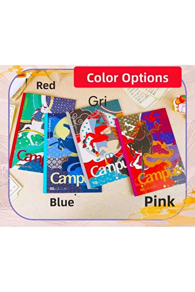 Campus S16-Kokuyo 2026 seria A6 caiet de notițe Culoare: Roșu