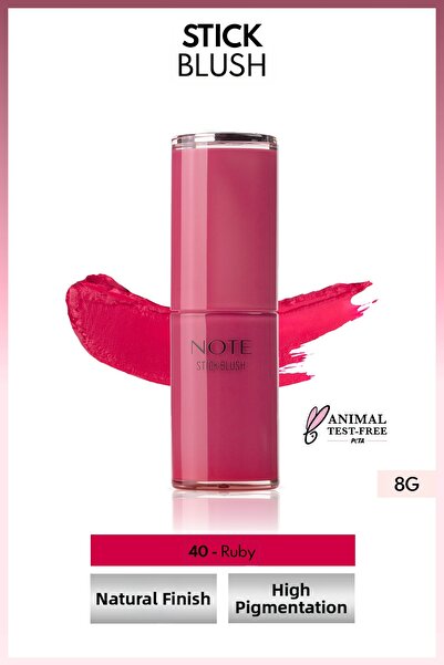 NOTE Stick Blush Moisturizing Soft Stick Blush - 40 Ruby