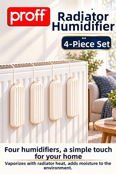 Proff 4-Compartment Vertical Heating Water Container with Hanger - Natural Ro...