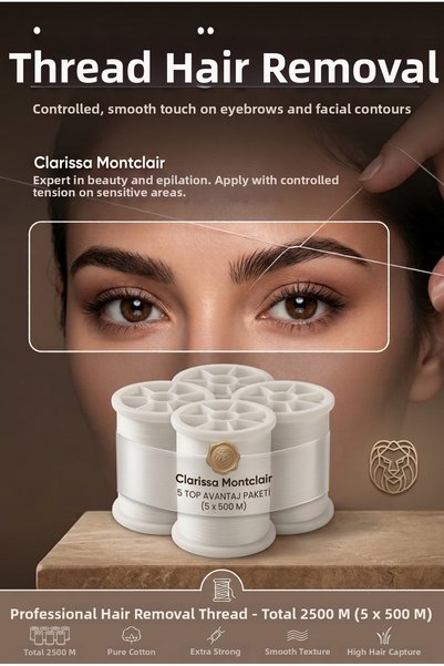 Transformacion Hairdresser Eyebrow and Mustache Removal Rope 5 Rolls X 500 m ...