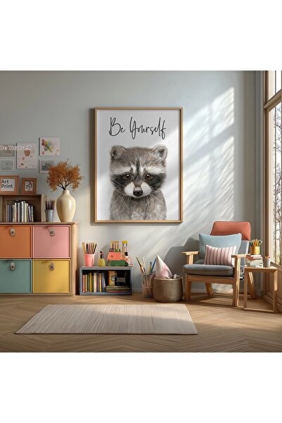 KEYFHOME Poster de pictură MDF înrămat cu raton, cadou pentru decorarea peret...