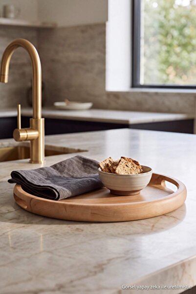 TRENDYOLMİLLA HOME Δίσκος 30 εκ. από φυσικό ξύλο οξιάς TPHSS26TPS00001