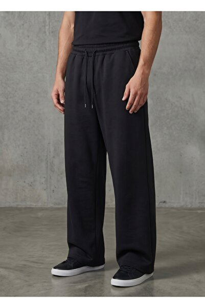 KAPHONE Erkek Baggy 3 İp İçi Yünlü Eşofman Altı