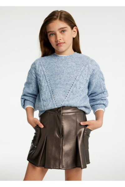 MAYORAL 7972- 54 Coffee Skirt
