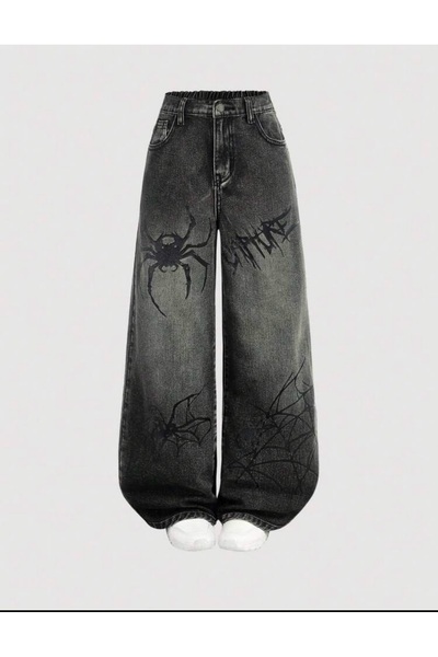 EDVESS Y2K Recycled Baggy Jean Bolly Pants