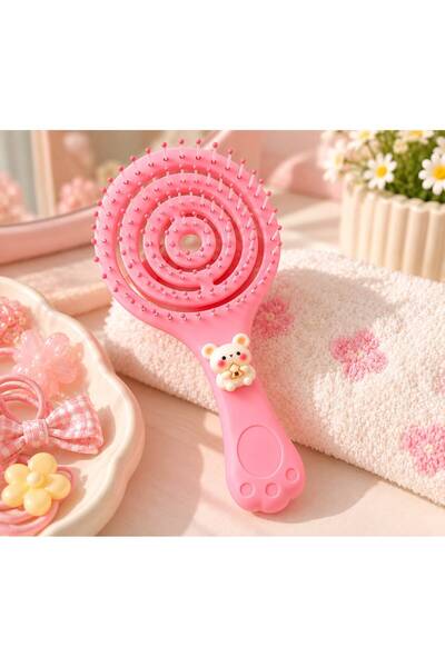 MİNİFİYONK Korean Model Figured Hair Brush Set of 2 – Small Size