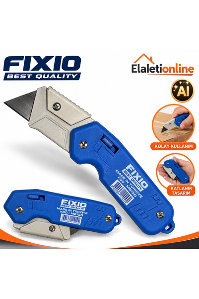 Genel Markalar Fixio Plastik Katlanır Maket Bıçağı