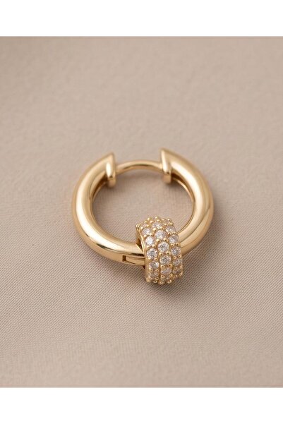SE Jewellery Cerrahi Çelik Taşlı Toplu Halka Küpe Tragus Helix Kıkırdak Piercing