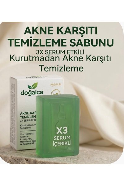 AKNE VE KARŞITI ÇAY AĞACI VE AZELAİK ASİT İÇEREN TEMİLEME BARI