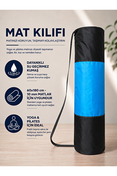Wallery Bags Portable Yoga Mat Bag Fitness Mat Case with Shoulder Strap