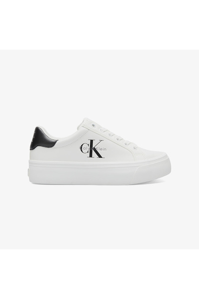 Calvin Klein Vulc Flatform Laceup Low Kadın Beyaz Sneaker