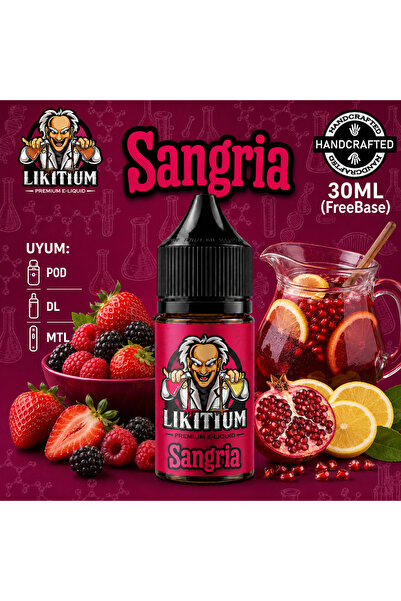 LIKITIUM Sangria (Koktyl, Meyve) | 30ML-9MG Aroma Esansı