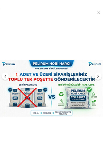 Pelirum Beyaz Kartonpiyer Alçısı 1 Kg - Dekoratif Kalıp Döküm, Süsleme ve Tamirat Harcı