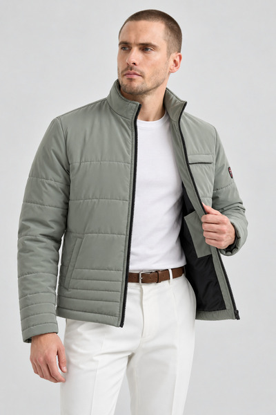 inpool Men'S, Zippered, Pocketed, Quilted Padding, Water and Wind Resistant, ...