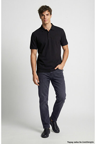 Network Cashmere Touch Gri Denim Pantolon